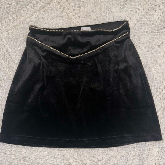 NWOT Princess Polly Claude Diamante Mini Skirt - Picture 2 of 3